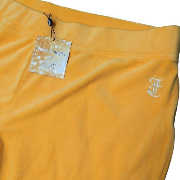 Juicy Couture Gold Velour Lounge Pants NWT Women’s Plus Size 2X Stretch - Picture 4 of 8